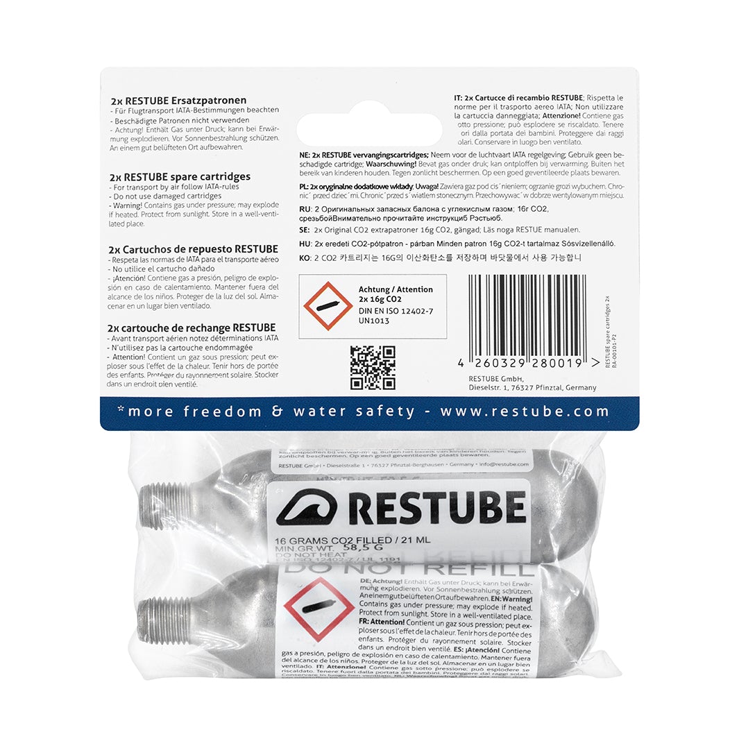 RESTUBE CO2 cartridges (16g)